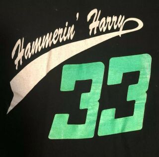 Vtg Hammerin’ Harry Gant 33 Skoal Thunder In Fast Lane Nascar T Shirt M Hg18