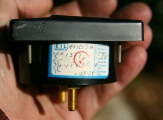 Simpson Vintage 0 - 15 VDC Volts DC Voltmeter 3 1/4 