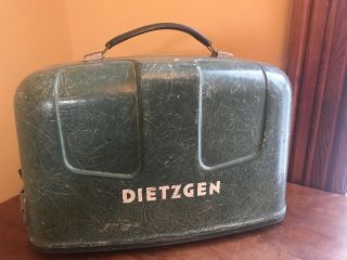 Vintage Dietzgen Transit Surveyor 6300 Green Hard Shell Case Only Replacement