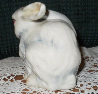 Vintage Goebel W.  Germany White Porcelain Long Ear Rabbit 3
