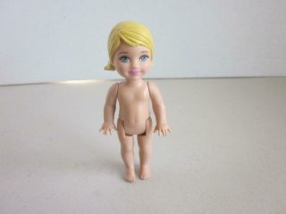Vintage 1994 Kelly Doll Molded Blonde Hair In Pigtails Nude