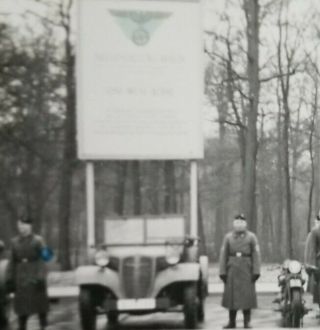 WW2 Vintage Group of German Military Soldiers And Vehicles Photo World War II 2