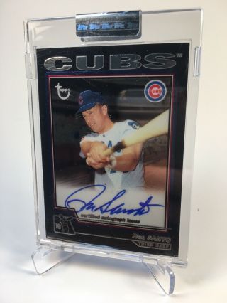 2004 Topps Archives Retired Signatures Ron Santo Auto Autograph Chicago Cubs