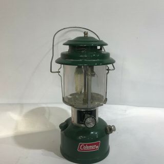 Coleman 220j Double Mantle Lantern Dated 6/75 Vintage