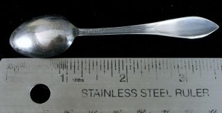 VINTAGE STERLING SILVER SOUVENIR SPOON STATUE OF LIBERTY YORK CITY NYC NY 2