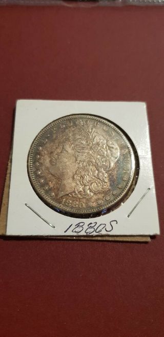 1880 - S Morgan Silver Dollar Collectible Antique Rare Circulated