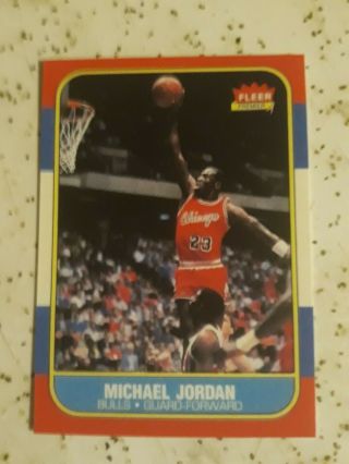 Michael Jordan - 1986 Fleer Rookie Rc 57 - Gem 10?? Quality Reissue??