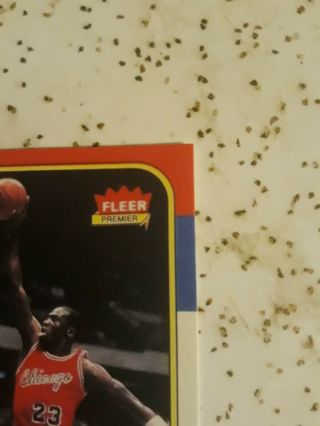 Michael Jordan - 1986 Fleer Rookie RC 57 - Gem 10?? Quality Reissue?? 3