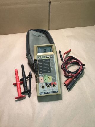 Fluke 8060a True Rms Multimeter - Powers On - Not - For Parts/repair