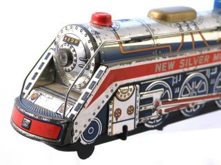 Vintage Silver Mountain 4230 Tin Train Toy 1960s