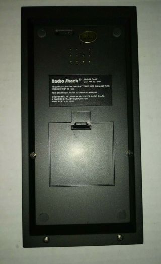 Radio Shack Vintage Pro Bridge Electronic Handheld Card Game w/ box instructions 2