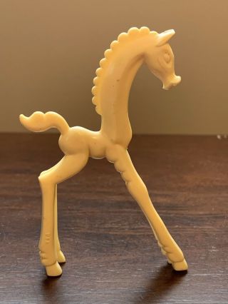 Vintage Don Manning Art Deco Style Horse,  3 1/2” Ivory Color