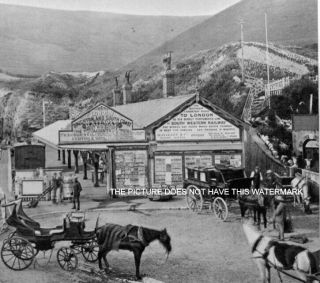 Victorian Isle Of Wight Ventnor Rail Station 1890 Vintage Image Railway History
