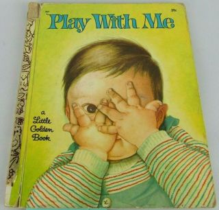 Play With Me A Little Golden Book Vintage 1967 1st Edition Children 