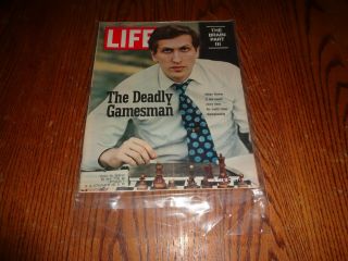 Vintage Life Magazines November 12 1971 Bobby Fischer Chess Greta Garbo