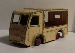 Vintage 1960s Dinky Toys 490 Electric Dairy Van Milk Float Express Dairy