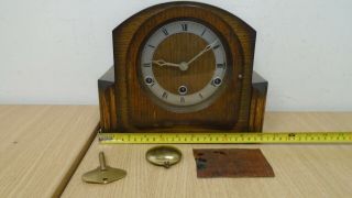 Art Deco Wooden Mantle Clock Spares & Repairs C475