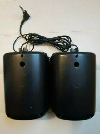 Vintage Sony SRS - P3 Speaker System for Walkman Mini Stereo 3.  5mm Aux 2