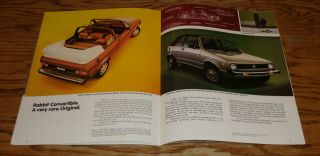 1981 Volkswagen VW Rabbit & Convertible Sales Brochure 81 2