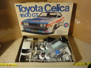 Rare Vintage Entex Toyota Celica 1600 Gt,  1/20 Scale Race Model Car Kit