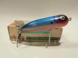 Vintage Heddon Baby Torpedo Vrb Rainbow Shiner