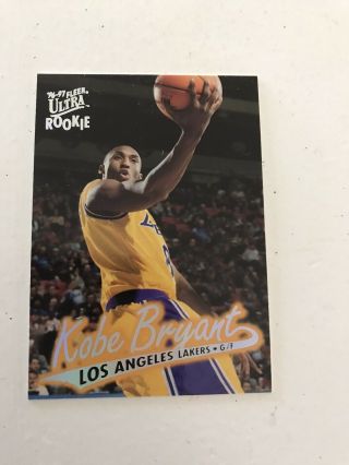 96 - 97 Fleer Ultra Kobe Bryant Rookie Card