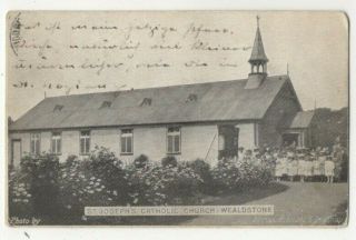 Wealdstone St Josephs Catholic Church Middlesex Vintage Postcard 317c
