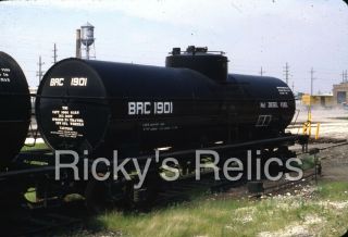 Slide Brc 1901 Tank Car No.  1 Diesel Fuel Belt Railway Of Chicago 1981