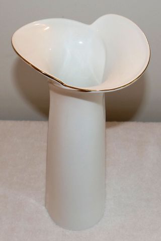 Vintage 12 " Himark Porcelain Vase With Gold Trim