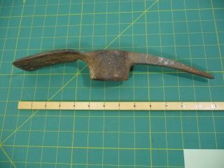 Vintage Us Military ? Small Pointed Pick Mattock Head Only Weighs 1lb 11oz (71)