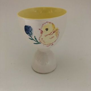Vintage Egg Cup Holder Chick Chicken Pastel Interior Japan