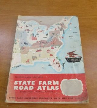 1970 State Farm Road Atlas United States,  National Parks,  Alaska,  Province Maps