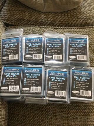 Ultra Pro Card Sleeves (85) Packs Of 100 Sleeves For Standard Size Trading Cards
