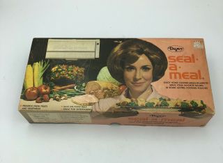 Vintage Dazey Seal A Meal Model 5000 W/ Box & Bags -