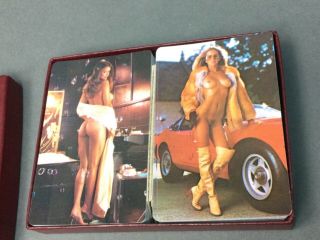 Vintage Playboy Playmate Bridge Set Cards 2 Decks Complete 1980 ' s 2