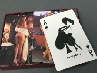 Vintage Playboy Playmate Bridge Set Cards 2 Decks Complete 1980 ' s 3