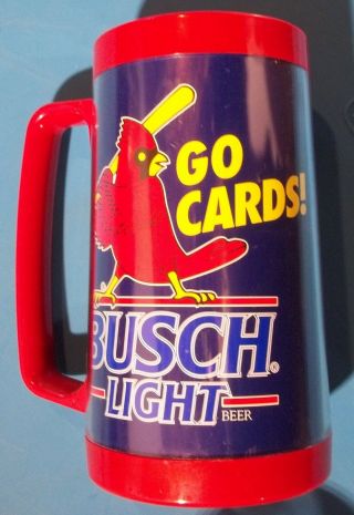 Vtg St.  Louis Cardinals 1993 Roster Busch Light Beer Drinking Cup