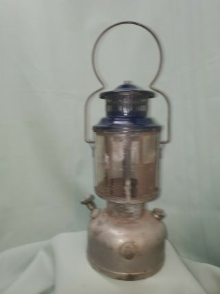 Vintage American Gas Machine Ready Lite Lantern W/original Globe