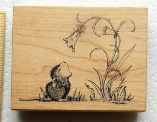 Vintage Rubber Stamp House Mouse 