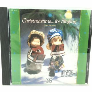 Vintage 1985 Christmastime For Singing Sing - A - Long Cd Brentwood Records