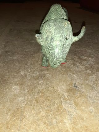 Antique Heavy Cast Iron Bull figure Animal 2