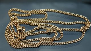 Antique/Vintage yellow&white gold filled pocket watch Chain fob/ 3