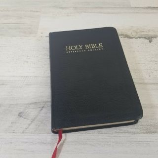 Vtg 1972 Holy Bible Reference Edition,  King James Version,  Red Letters,  Nelson