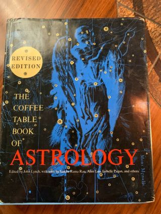 Groovy Vtg The Coffee Table Book Of Astrology 1967 Lynch Leo Pagan Mod