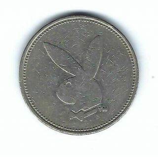 Vintage Playboy Bunny Club Atlantic City N.  J.  $1 Casino Gaming Token Coin Dollar