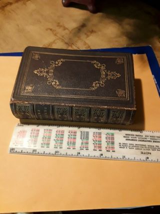 Antique Small Psalms & Hymns Book With Gold Page Edges 1843