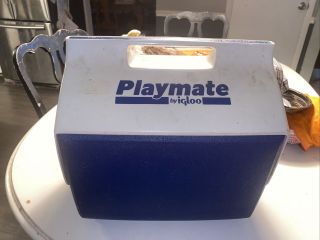 Vintage Playmate By Igloo Lunchbox Cooler Huge Holds Tons