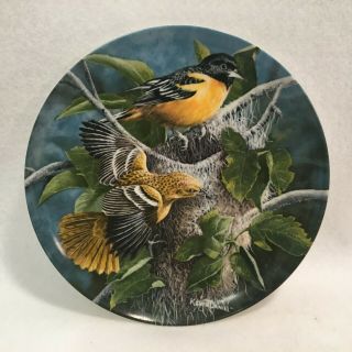 Vintage Kevin Daniel Collector Plate By Knowles - " The Baltimore Oriole "