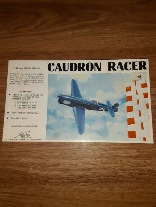 Vintage Williams Bros.  Caudron Racer - 1/32 Scale