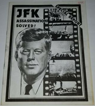 Jfk Mlk Conspiracy Theory John F Kennedy Zine Vtg Special Occult Book Illuminati